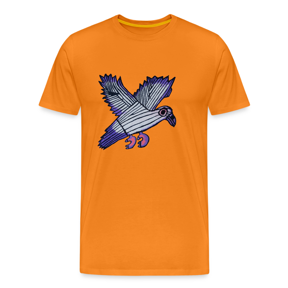 Kyyhky premium T-paita - oranssi