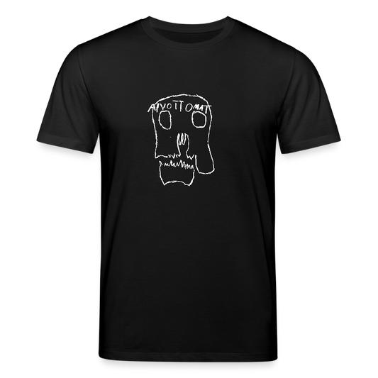 Aivottomat T-paita Premium unisex luomu-t-paita - musta